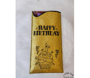 Stickdatei - ITH Mini Wimpelchen Happy Birthday